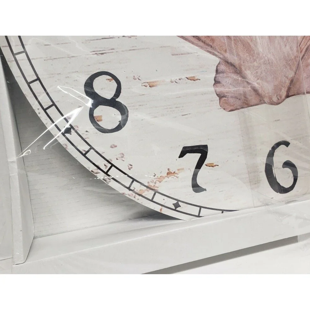Round Wooden Kitchen Wall Decorative Clock,12
